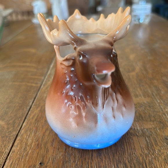 Early 20th Century Austrian Royal Bayreuth Stag Head Creamer - Picture 2 of 8